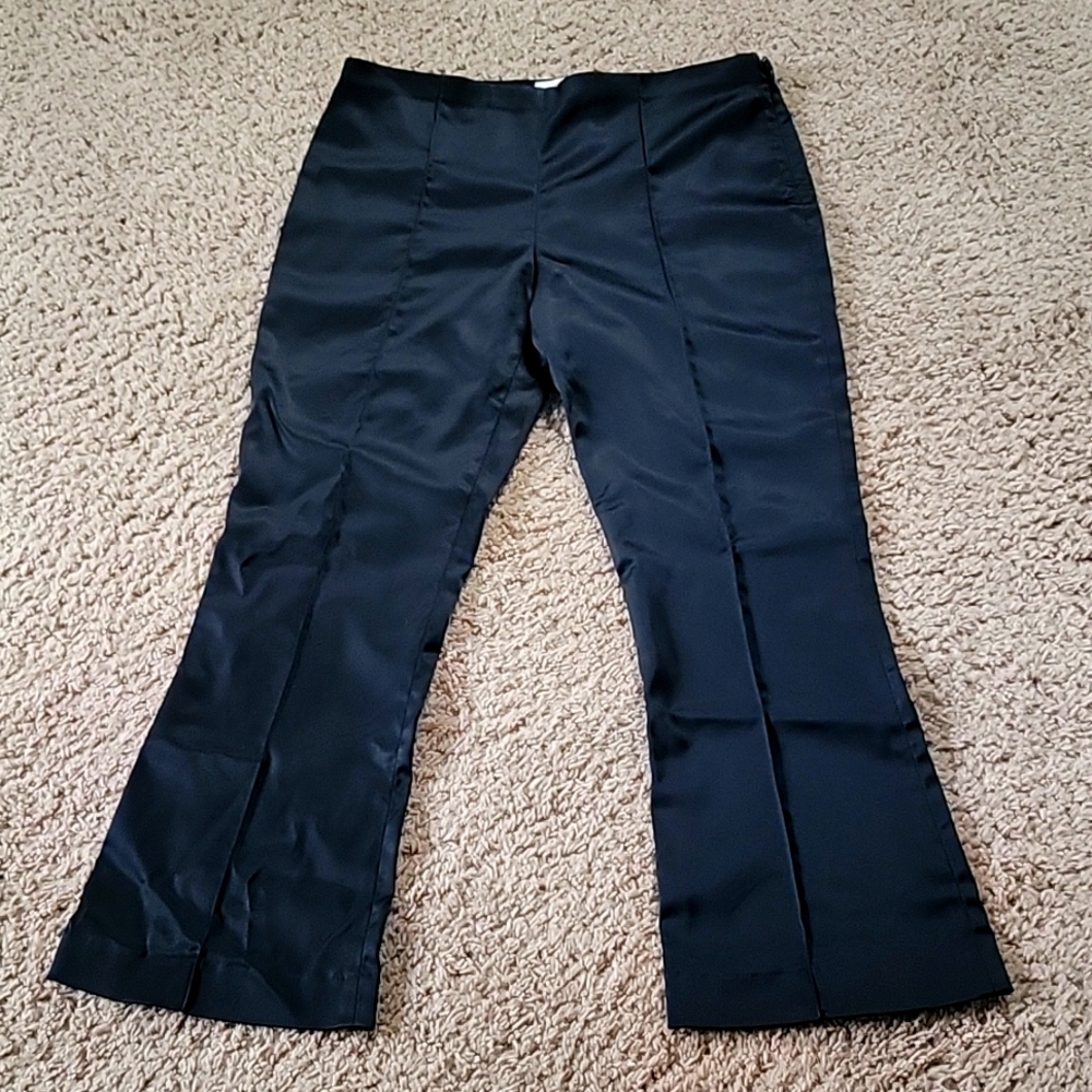 The Row Satin Crop Pants Sz 10